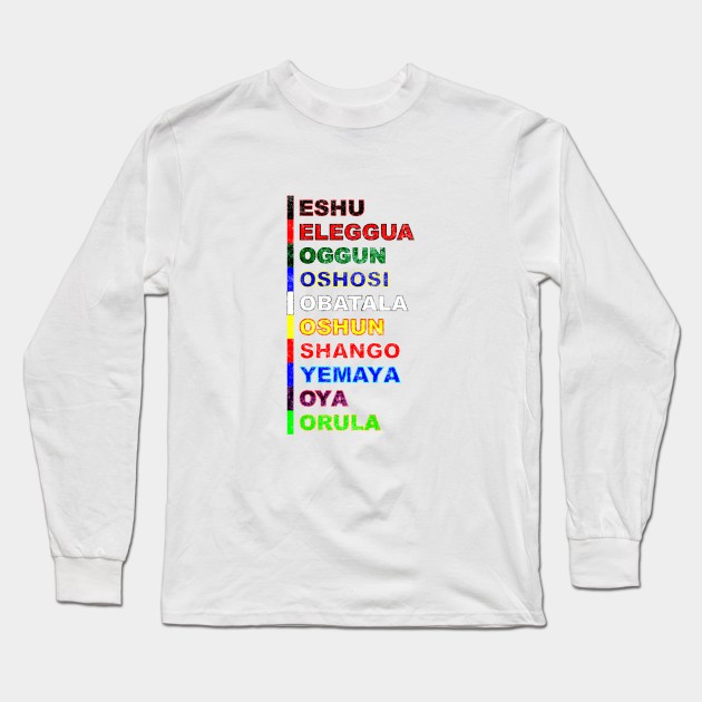 Orishas Long Sleeve T-Shirt by Korvus78